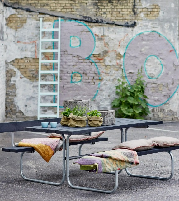 PLUS Meuble modulable Classic RePlast, noir, disponible en 2 versions