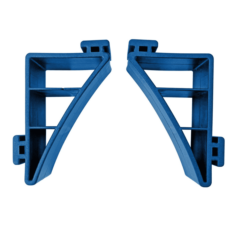 Fetra Jeu de cornes de retenue pour marchandises rondes, bleu
