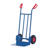 Fetra Diable en tube d'acier, hauteur 1150 mm, bavette extra large