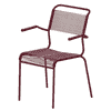 Schaffner Chaise de jardin Spaghetti Säntis avec accoudoirs, disponible en plusieurs versions