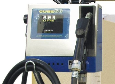 Elektropumpe CUBE 56 K 33, 230 V, ca. 56 l/min mit Zählwerk und Automatik-Zapfpistole, selbstansaugend