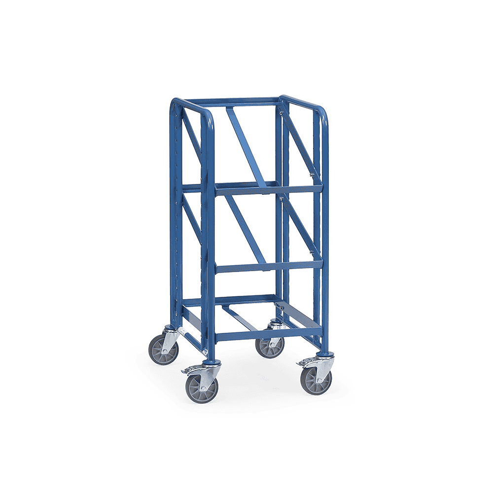 Fetra Chariot pour bacs européens, l x h 666 x 1101 mm, en 2 tailles