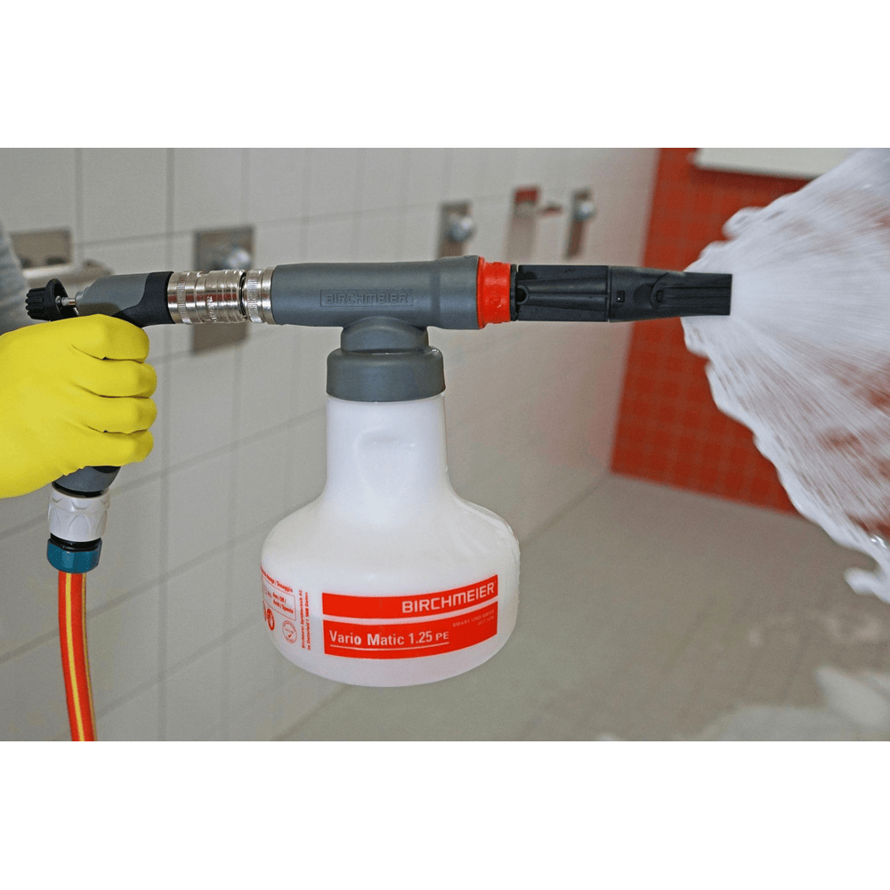 Birchmeier Schaumkanone Vario-Matic PE, mit integrierter Dosiereinstellung, in zwei Füllmengen