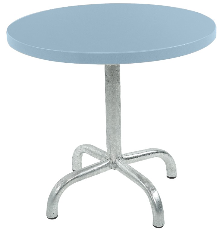 Schaffner Table d'appoint Säntis avec plateau métallique, en diverses couleurs