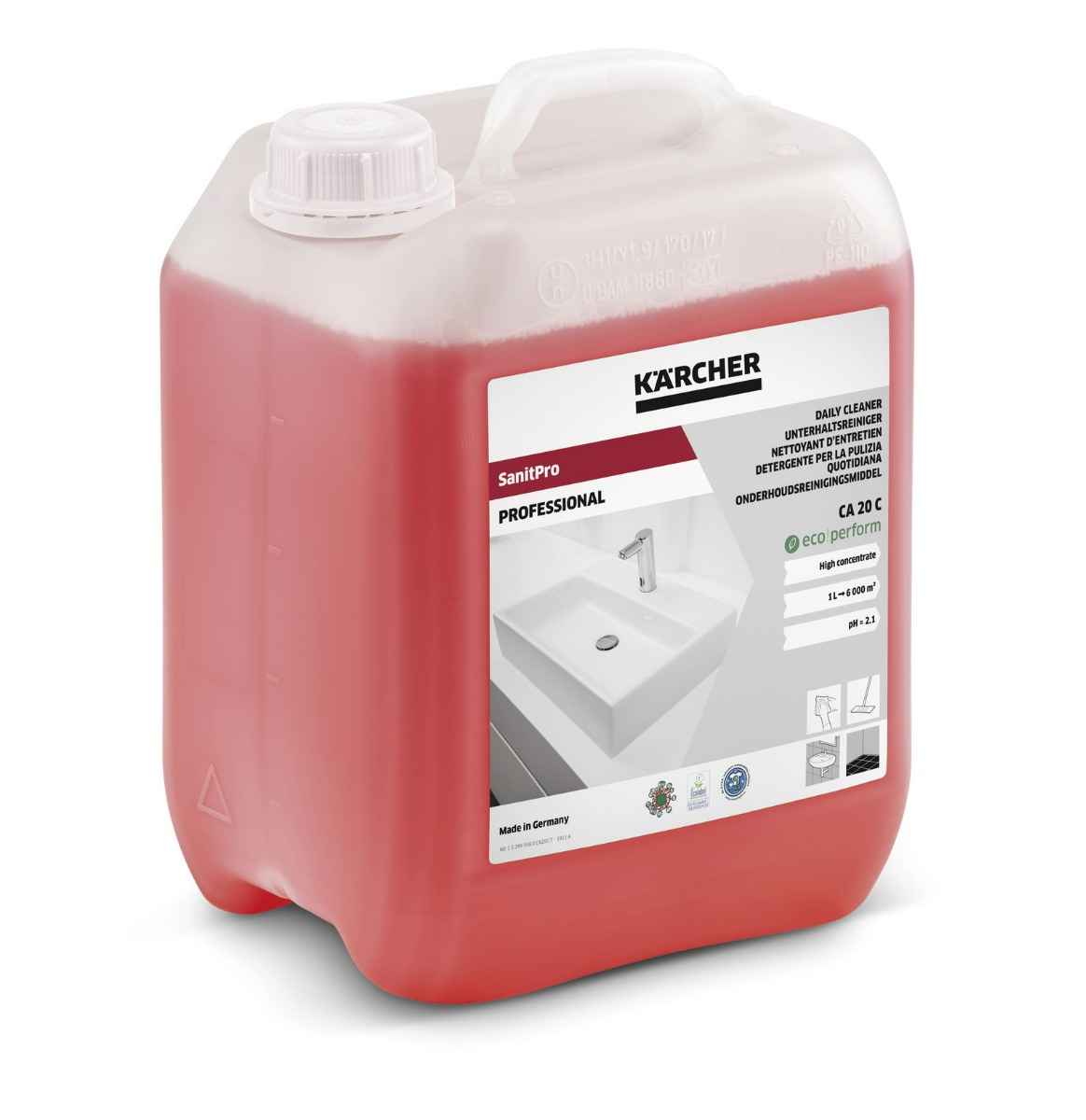 Kärcher SanitPro Unterhaltsreiniger CA 20 C eco!perform, 5 Liter