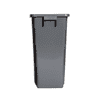 Poubelles FLEXI en polypropylène, grises, disponibles en 2 tailles