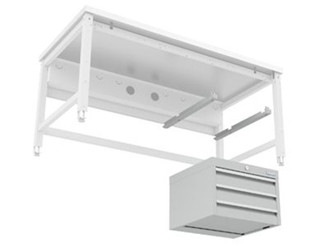 Bedrunka+Hirth Träger für Hängeschränke, für ergoliner® - Tischtiefe 600/750/900 mm