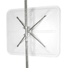 Miroir routier, Type TM avec cadre rouge-blanc