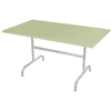 Schaffner Table métallique SÄNTIS, design rétro, en divers modèles