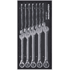 KRAFTWERK BASIC LINE EVA Ratschen-Ring-Gabelschlüssel-Einlage, 200 × 400 mm, 12-teilig
