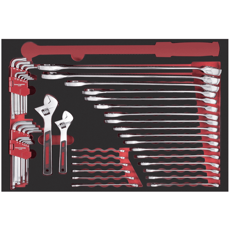KRAFTWERK BT700 Werkstattwagen, 7 Schubladen, PRO+PB+KNIPEX, inkl. Werkzeug, 284-teilig