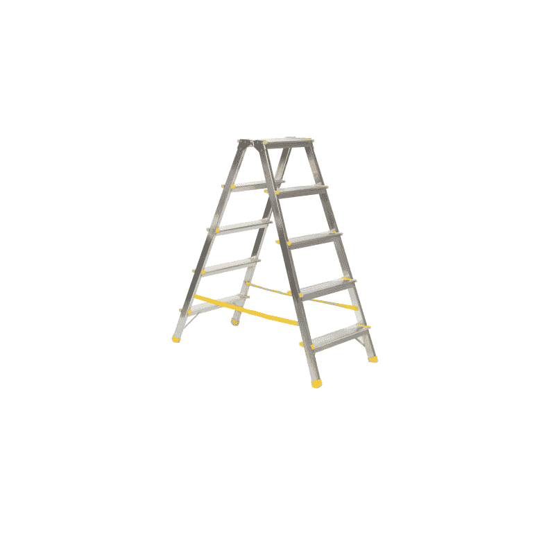 Stufenleiter aus Aluminium, 5 Stufen