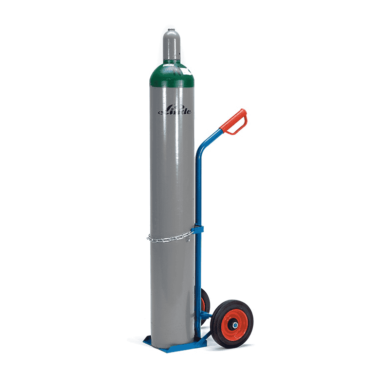 Fetra Stahlflaschenkarre für 1 Stahlflasche 20, 40 oder 50 Liter Inhalt, Ø 204-229 mm