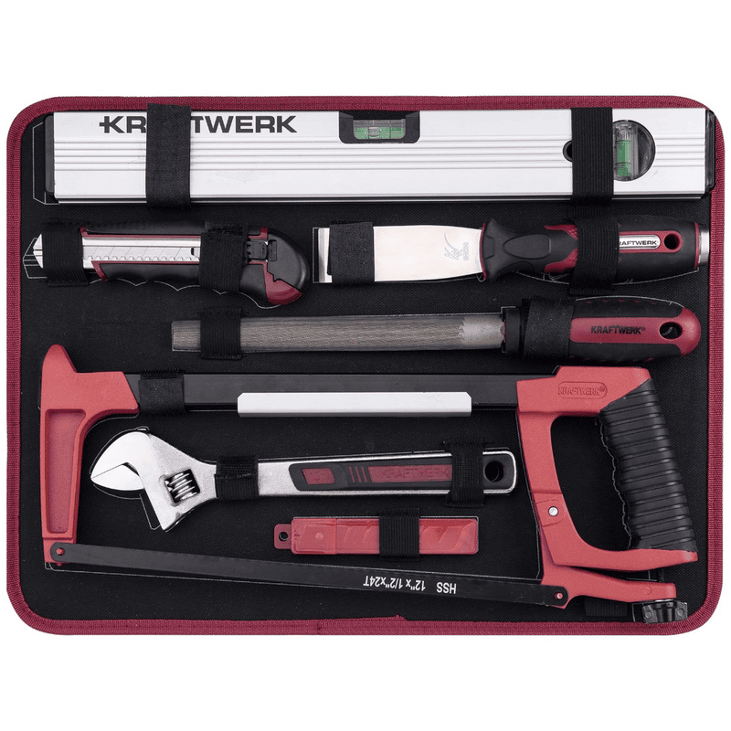 KRAFTWERK PRO LINE ABS Profi-Werkzeugkoffer P300, 186-teilig, 1/4" + 3/8", komplett-Werkzeugset