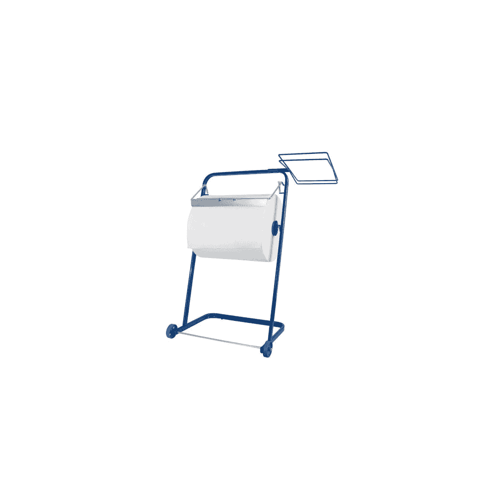 Support mobile pour rouleau d'essuie-tout et sac-poubelle