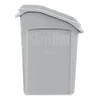 Poubelle Slim Jim sous le comptoir, gris, capacité 87 litres, 560 x 400 x 762 mm
