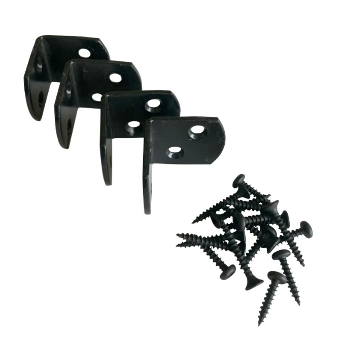 PLUS Pergola Cubic avec clôture Tokyo, noir RAL 9005, L x P x H 3870 x 3870 x 2170 mm