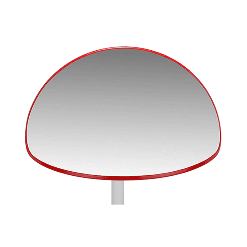 Miroir de sécurité Explorer en acrylique, testé par le TÜV et résistant au vent, en 2 tailles