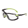 3M Lunettes de protection avec traitement antibuée Solus 1000, noir/vert, 1 pièce