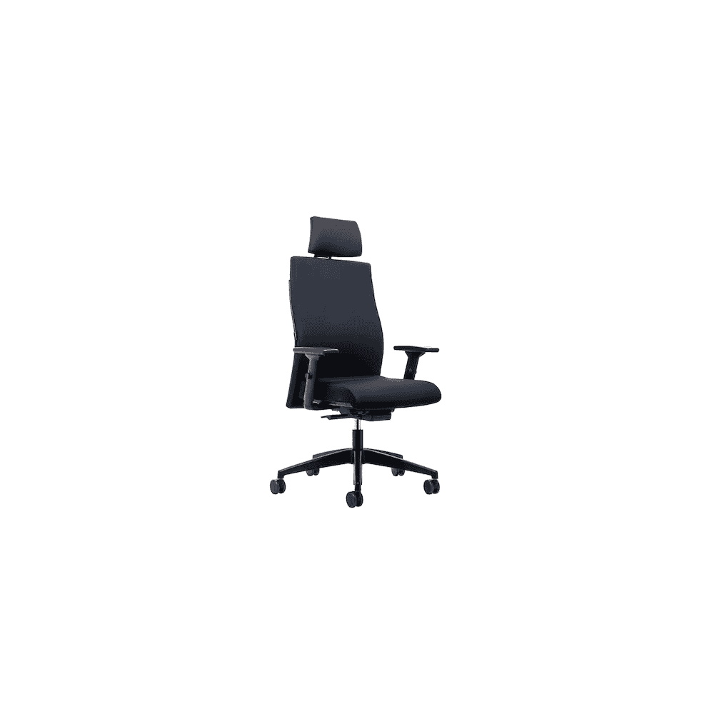Chaise de bureau Interstuhl 179RS avec dossier haut et appui-tête, L x P x H 640 x 640 x 1340 mm