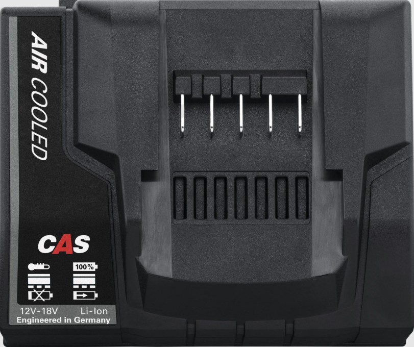 CEMO Chargeur ASC55, 220–240 V CA, 3 A, chargeur de batterie CAS avec prise européenne C7 et câble d'alimentation de 1,2 m