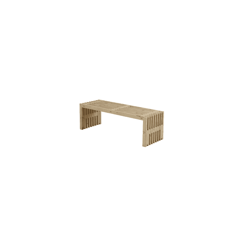 Banc rustique, deux couleurs, deux longueurs, avec ou sans étagère
