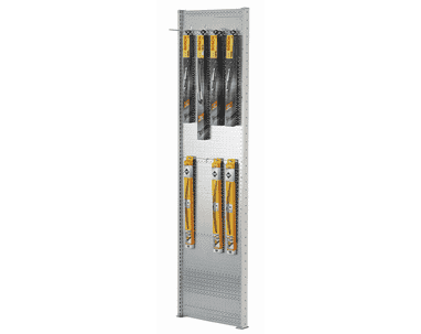 Schulte Paroi latérale en tôle perforée pour cadre T-profil pour rayonnages à tablettes, hauteur 1000 mm