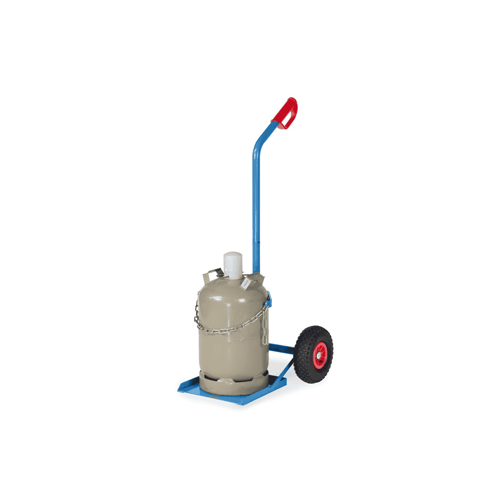 Fetra Stahlflaschenkarre für 1 Propangasflasche 11 kg Ø 300 mm oder 33 kg Ø 318 mm