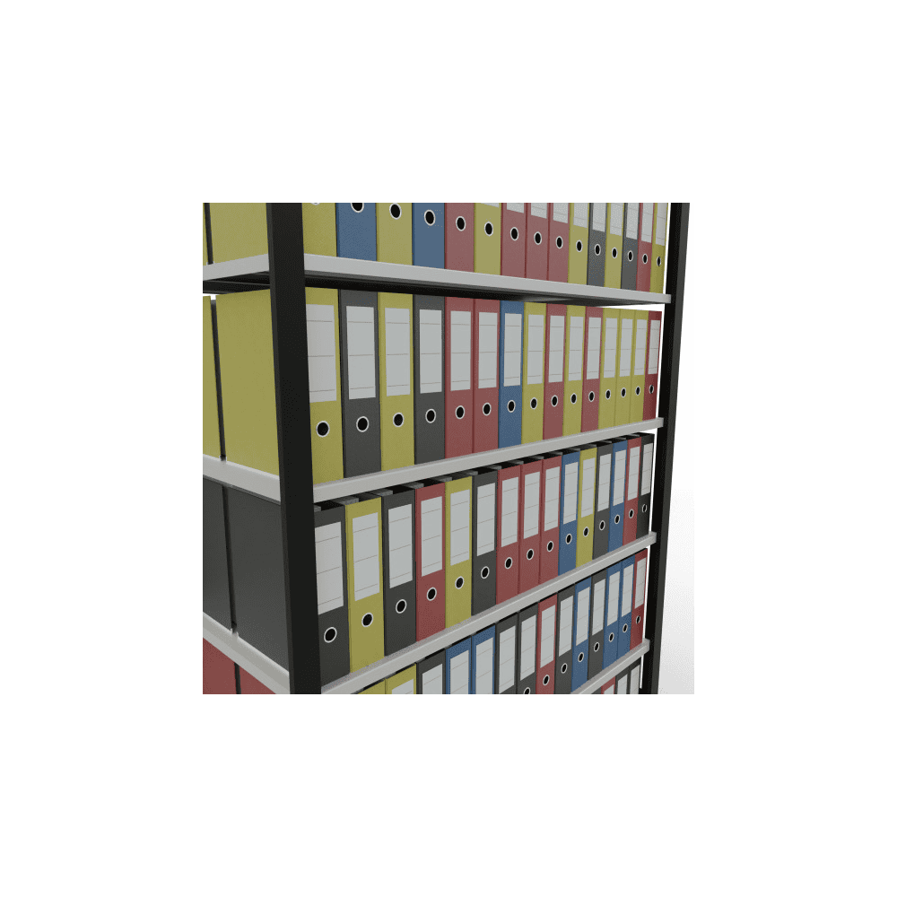 Schulte rayonnage de bureau système enfichable MULTIplus150, utilisable des deux côtés