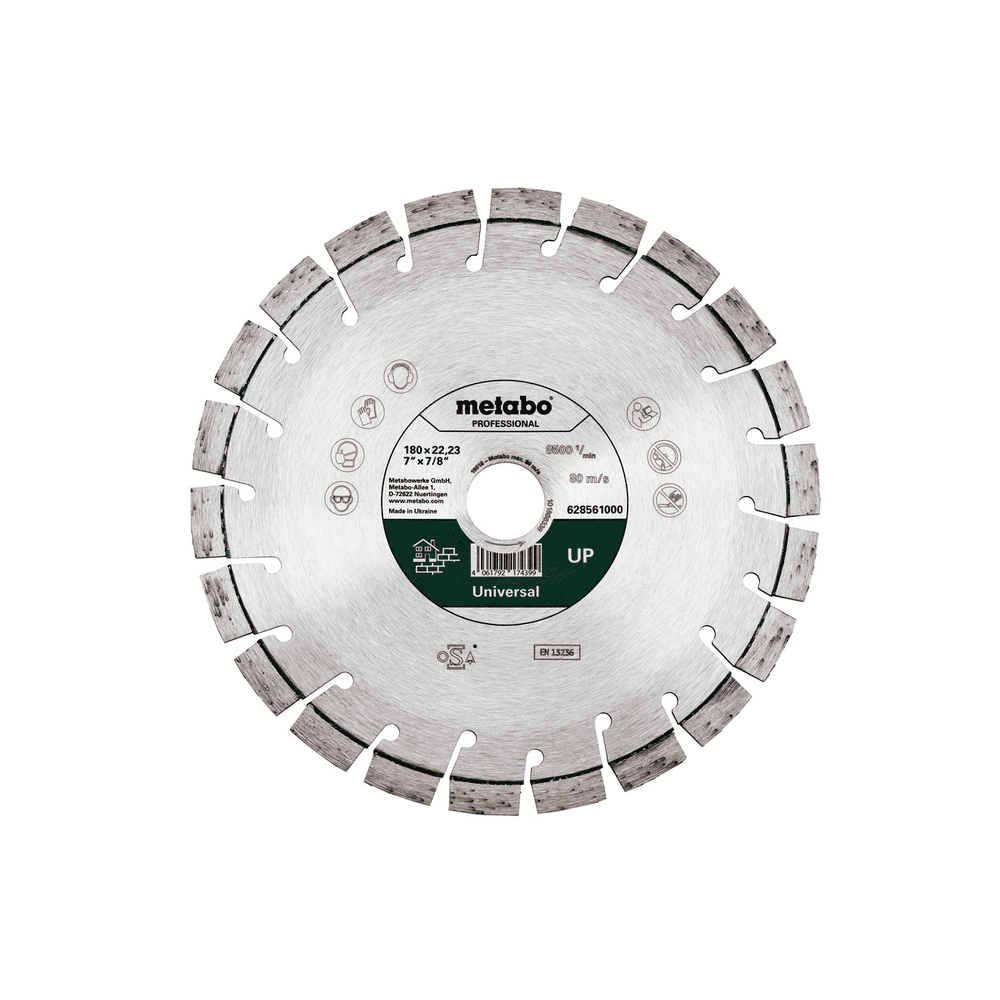 Metabo Diamanttrennscheibe "UP" Universal "professional", 180 x 22,23 mm