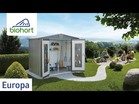 Biohort Gerätehaus Europa, in 4 Farben, 9 Grössen