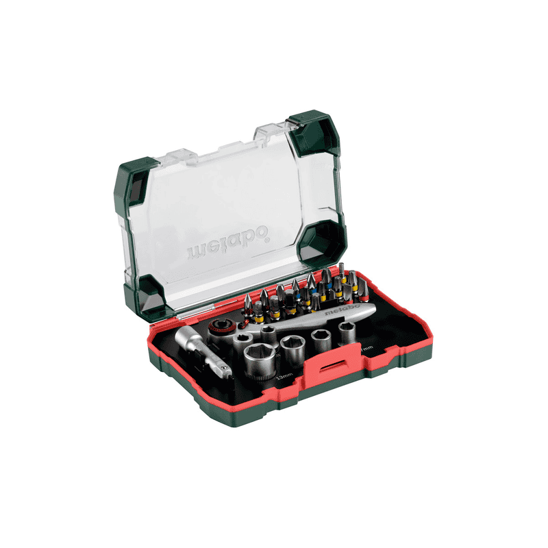 Metabo Bit-Box und Ratschenset "SP", 26-teilig