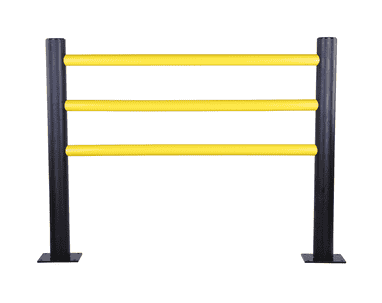 Flexibles Sicherheitsgeländer "Delta" mit 3 Balken