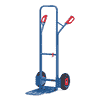 Fetra Diable pour colis 300 kg de capacité de charge, hauteur 1300 mm, pelle en tôle d'acier et pliable