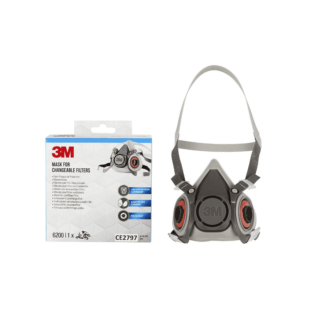 3M Corps de masque 6200 Gris, 1 pièce