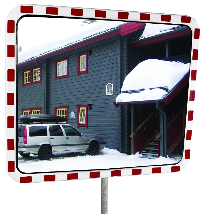 Miroir routier, Type TM-H avec chauffage, en différentes tailles