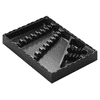 Bedrunka+Hirth Gabel-/Gabelringschlüsselbox Aqurado, BxTxH 240 x 336 x 48 mm