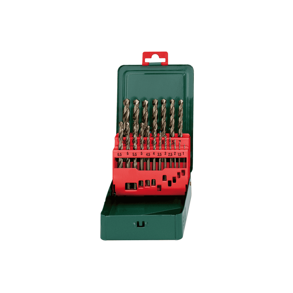 Metabo HSS-Metallbohrer-Kassette "SP", HSS-CO, 19-teilig