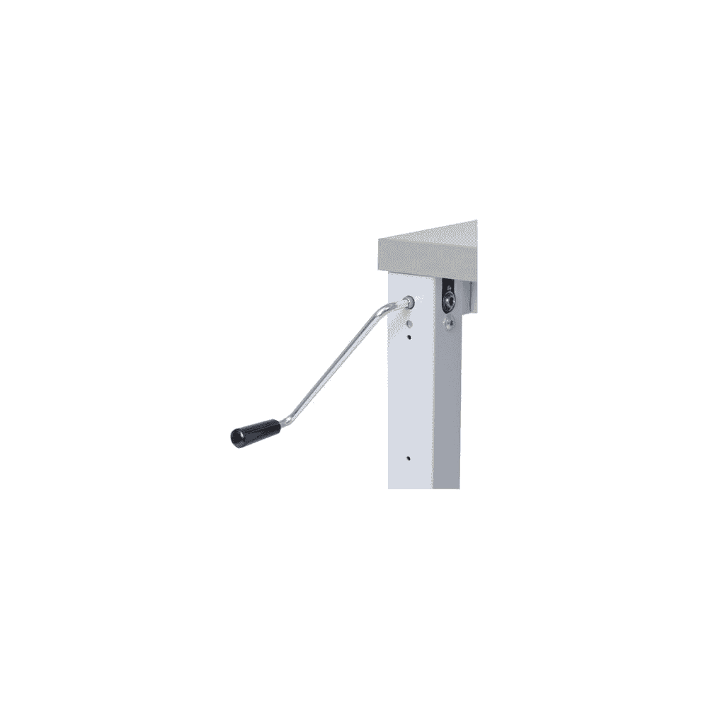 Bedrunka+Hirth ESD-Arbeitsplatz workergo 4-Fuss, Grundgestell Tiefe 900 mm, höhenverstellbar mit Kurbelverstellung, 2 Breiten