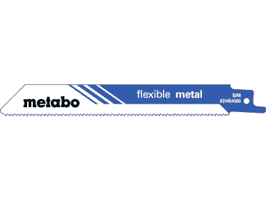 Metabo Säbelsägeblatt "flexible metal" 150 mm x 0.9 mm, 5 Stück