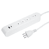 Steffen Steckdosenleiste IQ PRO, T13 Steckdosen, 1 x USB-A (18W), 1 x USB-C PD (20W), 10 A, IP20, 3 m Kabel, diverse Ausführungen