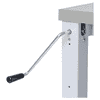 Bedrunka+Hirth ESD-Tisch workergo 4-Fuss mit Multi-Wand-Aufbau, BxTxH 1500 x 750 x 700-1045 mm