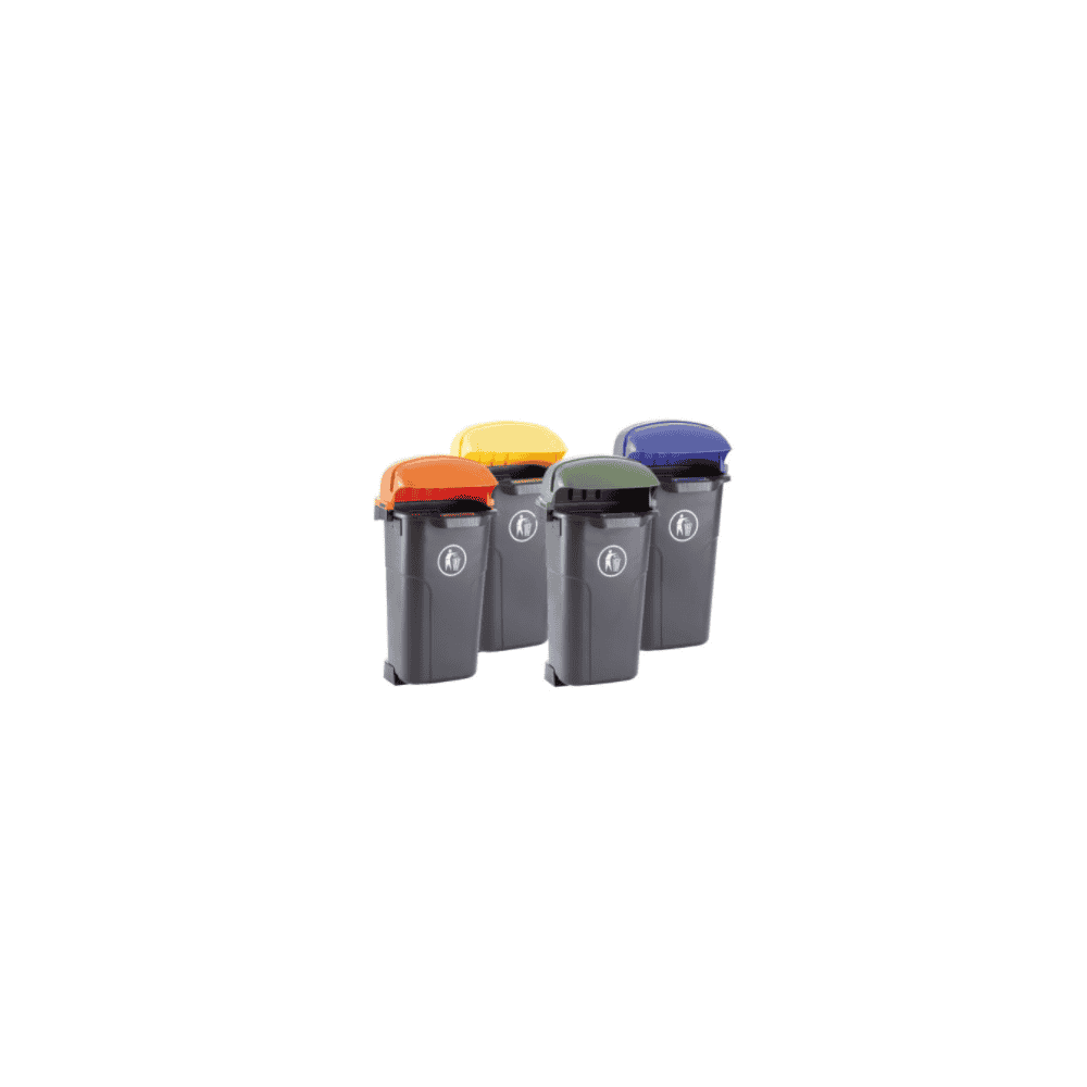 Poubelle Urban, 50 l, divers coloris, 467 x 451 x 901 mm