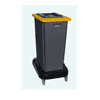 Poubelles FLEXI en polypropylène, grises, disponibles en 2 tailles