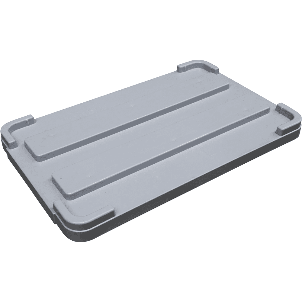 CEMO Deckel aus HDPE - Zubehör für Logistikboxen und Altbatterie-Boxen, grau