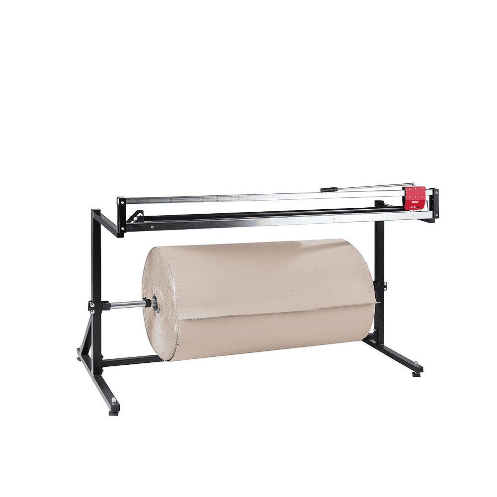 Support de découpe pour 1 rouleau de matériau d'emballage horizontal