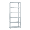 Schulte Rayonnage à tablettes MULTIplus150 avec renforts d'angle, utilisable des deux côtés, différents modèles disponibles