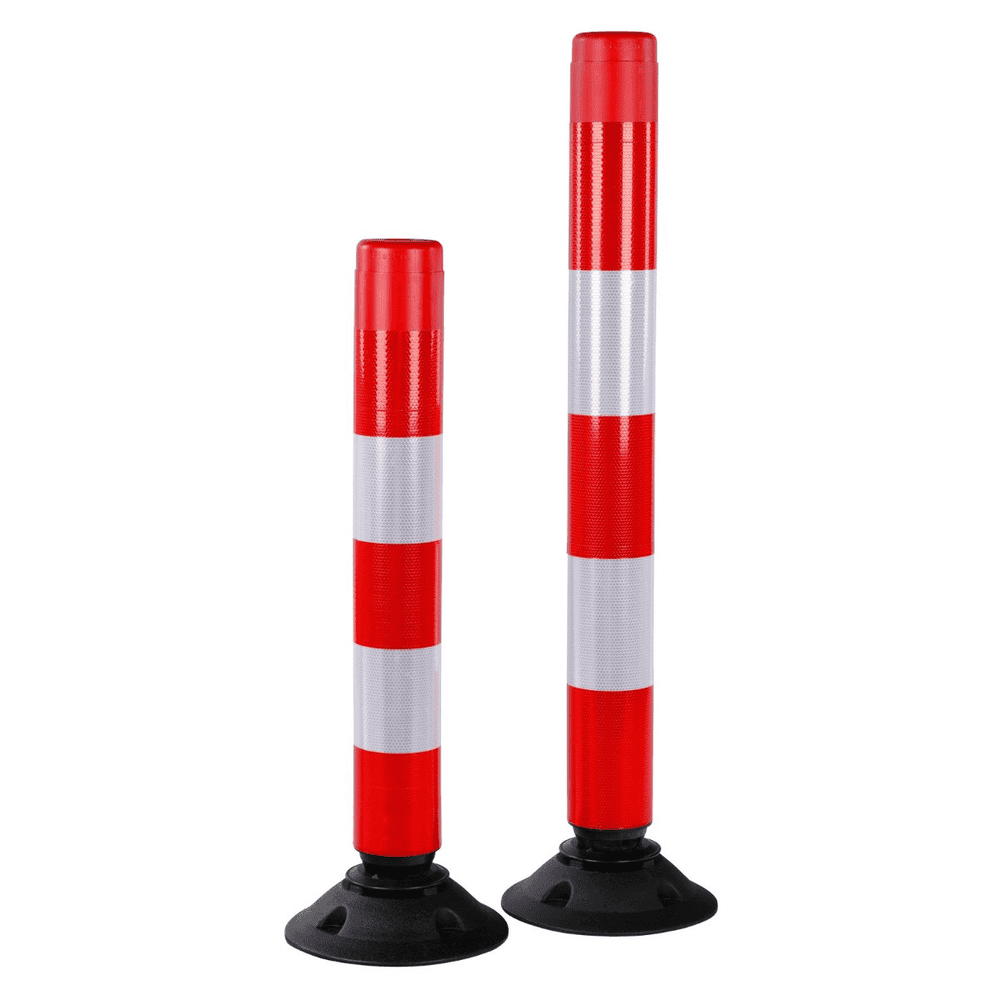 Flexible Absperrpfosten aus Polyethylen, in 3 Grössen