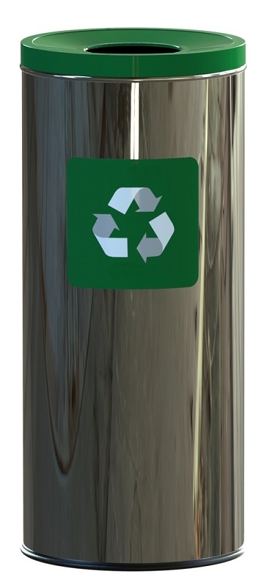 Poubelle en acier inoxydable
