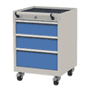 Bedrunka+Hirth Mobiler Schubladenschrank mit 3 Schubladen, R 18-16, 530 x 500 x 745 mm